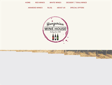 Tablet Screenshot of hungarianwinehouse.co.uk